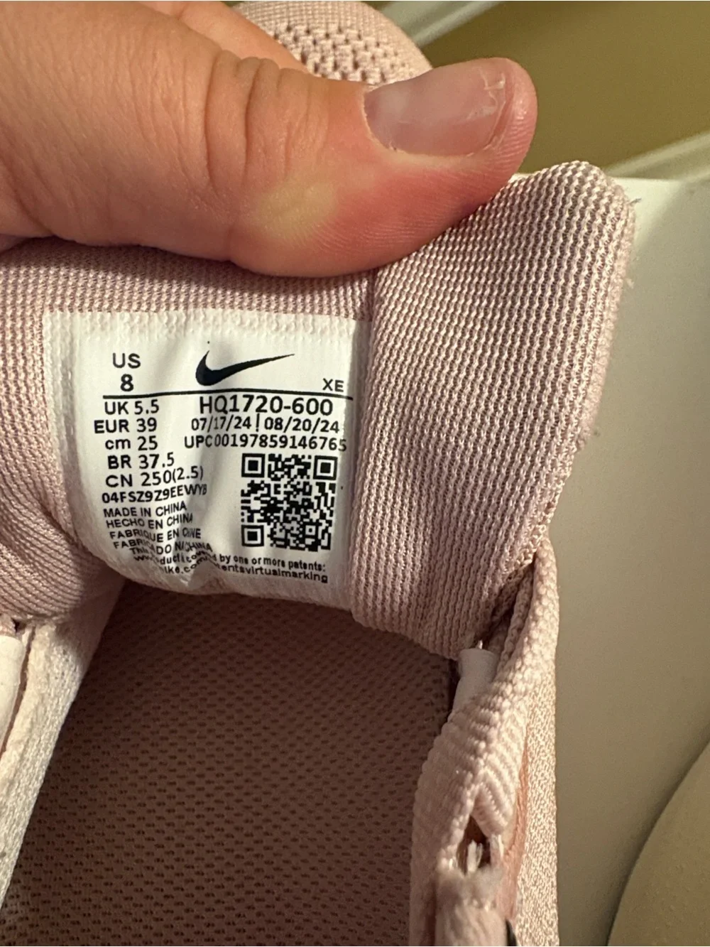 Nike Women's Dusty Pink Running Shoes